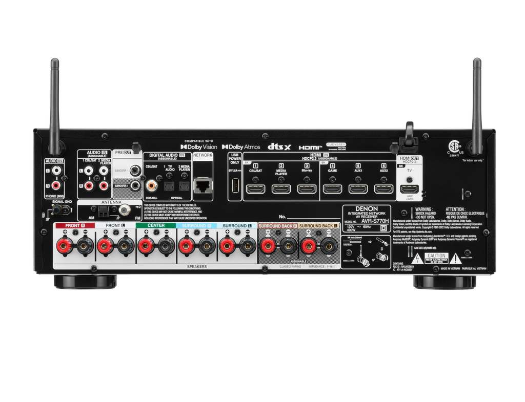 Denon AVR-S770H 8K AV Receiver