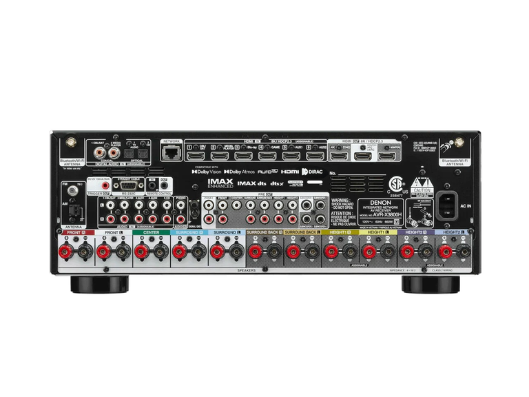 Denon AVC-X3800H 9.4 Ch. 105W 8K AV Receiver