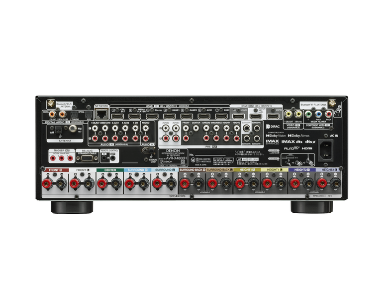 Denon AVR-X4800H 9.4 Ch. 125W 8K AV Receiver