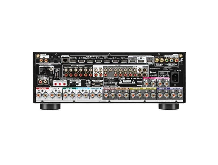 Denon AVC-X6800H 11.4 Ch. 140W 8K AV Receiver