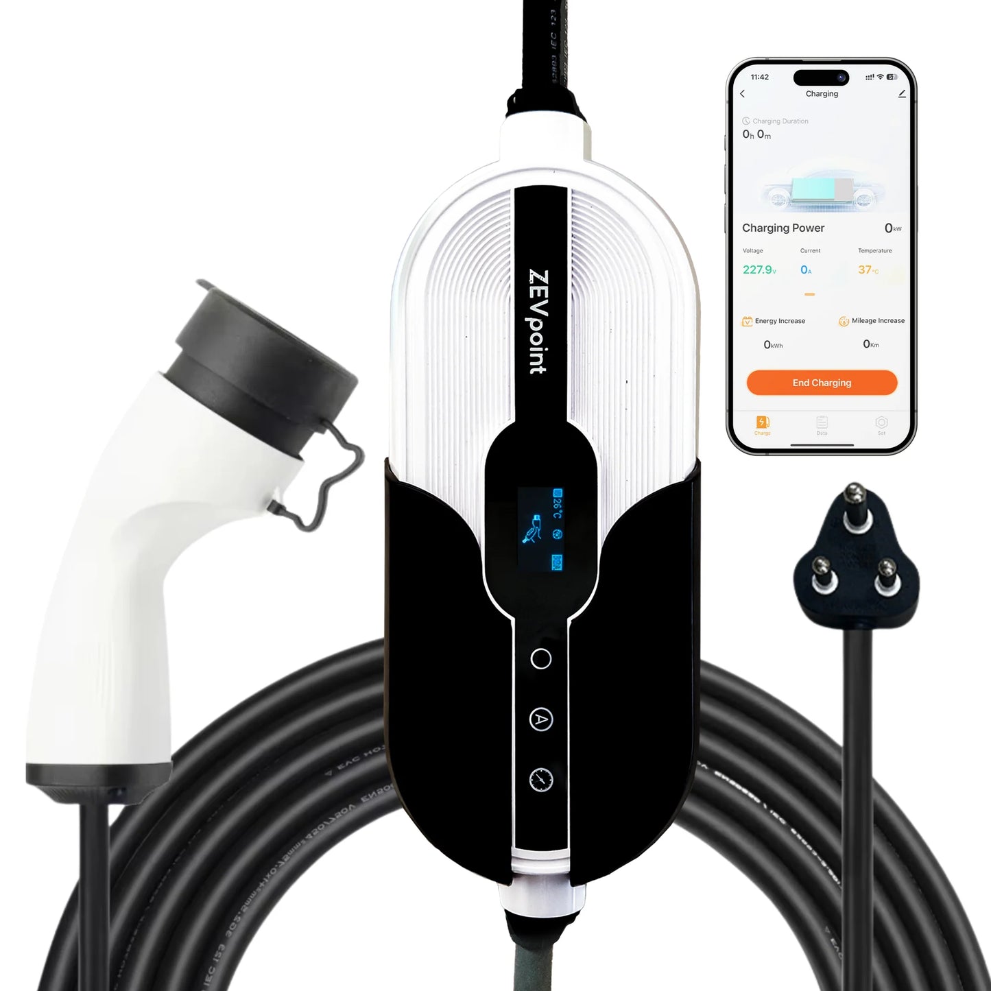 Aveo 3.6+ Smart Portable EV Charger (3.6 kW)