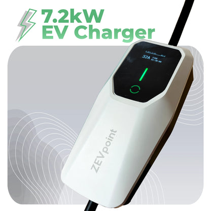 Dash 7.5 Portable EV Charger | Carry Bag+32A Socket