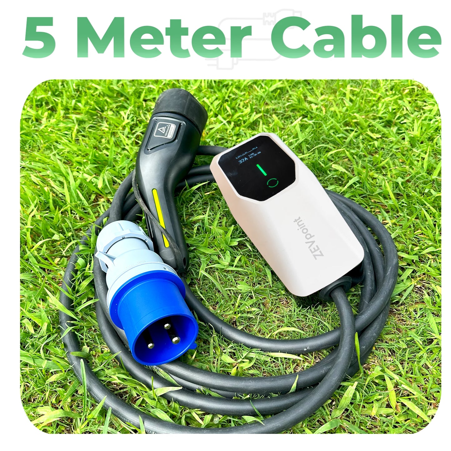 Dash 7.5 Portable EV Charger | Carry Bag+32A Socket