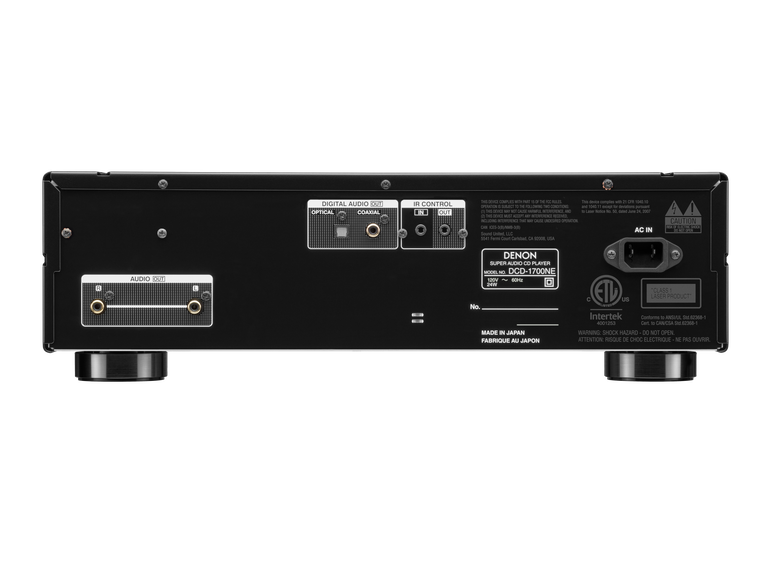 Denon DCD-1700NE  CD/SACD Player with Advanced AL32 Processing Plus