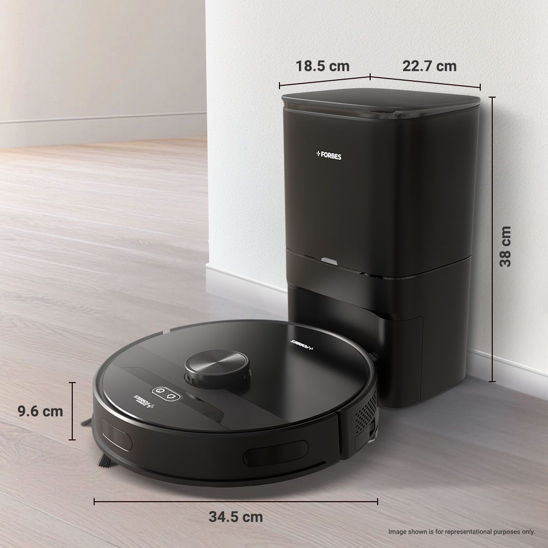 Eureka Forbes Smartclean with Auto Bin Robotic Vacuum Cleaner