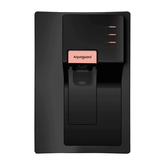 Eureka Forbes NOVA WS RO+UV+UF+TA+ALKALINE+Stainless steel 2X With Wall & Table Mount 6.2 Litre Water Purifier (Black) With Mega Sediment Filter