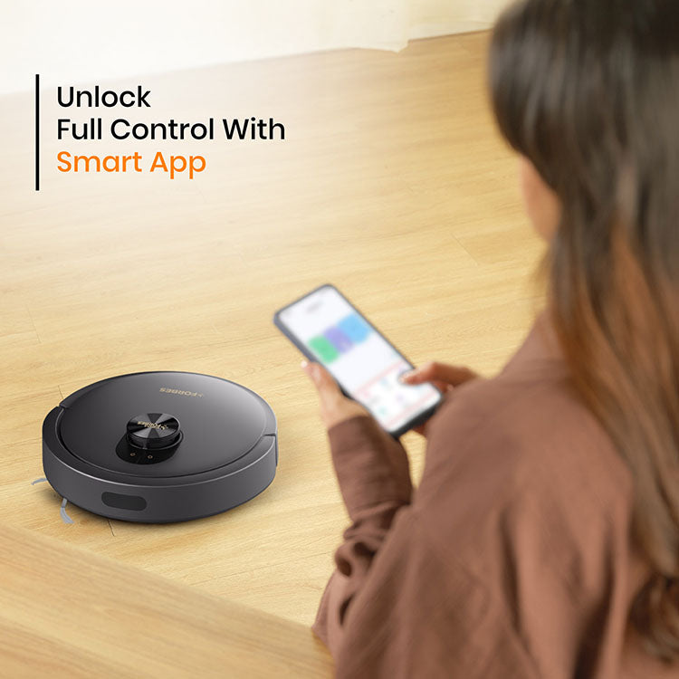 Eureka Forbes Smartclean with Home Mapping Turbo Robotic Vacuum Cleaner