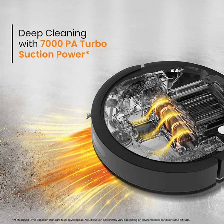 Eureka Forbes Smartclean with Home Mapping Turbo Robotic Vacuum Cleaner