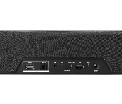 Polk Audio MagniFi Mini AX Ultra-compact Dolby Atmos Sound Bar with wireless Subwoofer