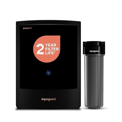 Aquaguard Crest UV Water Purifier with Mineral Guard Technology (Black)