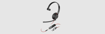 HP POLY Blackwire 5200 Series Corded USB headset
