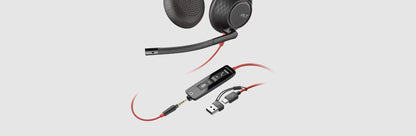 HP POLY Blackwire 5200 Series Corded USB headset
