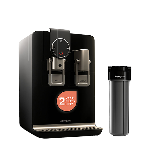 EUREKA FORBES Aquaguard Aspire Blaze 2X UV+UF Stainless Steel Water Purifier