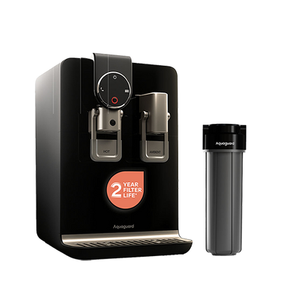 EUREKA FORBES Aquaguard Aspire Blaze 2X UV+UF Stainless Steel Water Purifier