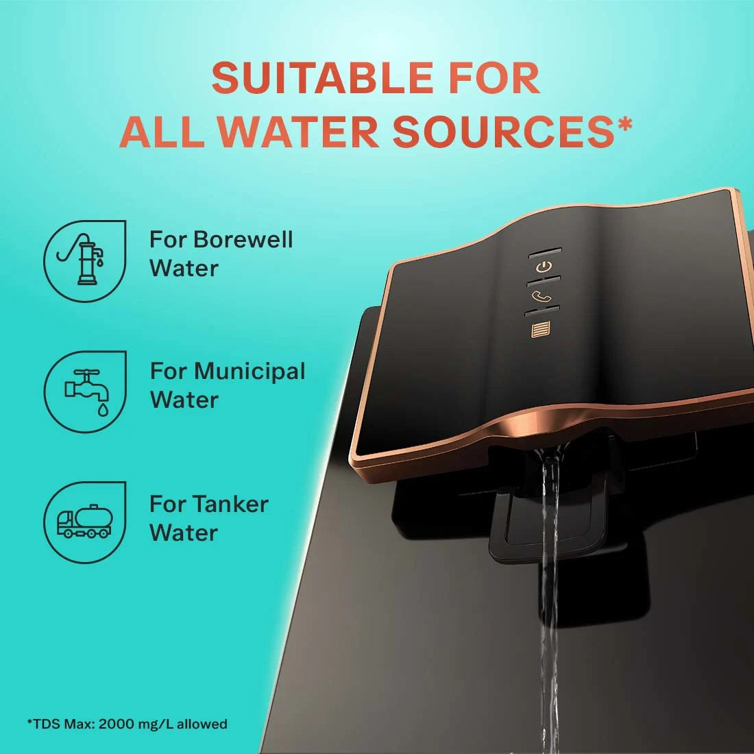 Aquaguard Enrich Marvel 2X RO+UV+UF Copper Water Purifier