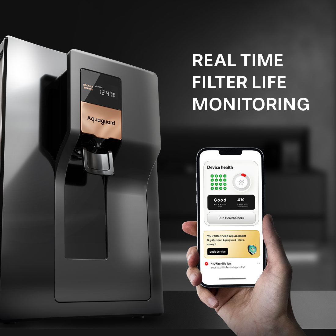 EUREKA FORBES  Aquaguard Aspire Nova Pro RO + UV + Stainless Steel 2X IOT water Purifier