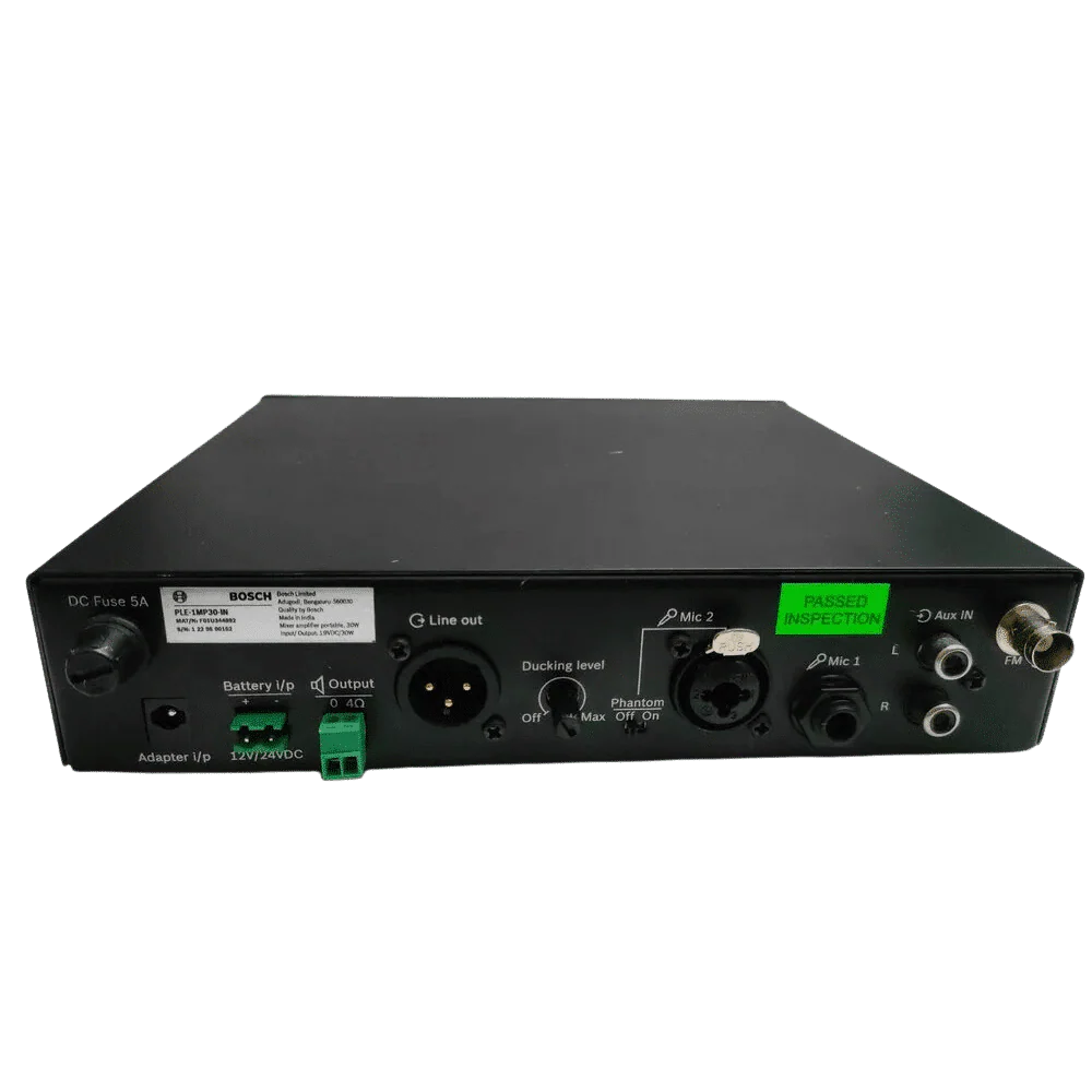 Bosch PLE-1MP30-IN Plena Mixer Amplifier with Bluetooth for PA Systems