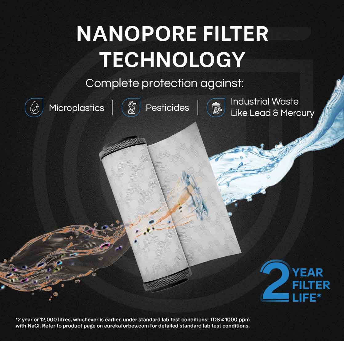 EUREKA FORBES  Aquaguard Nova Pro RO + UV + Alkaline 2X IOT Water Purifier