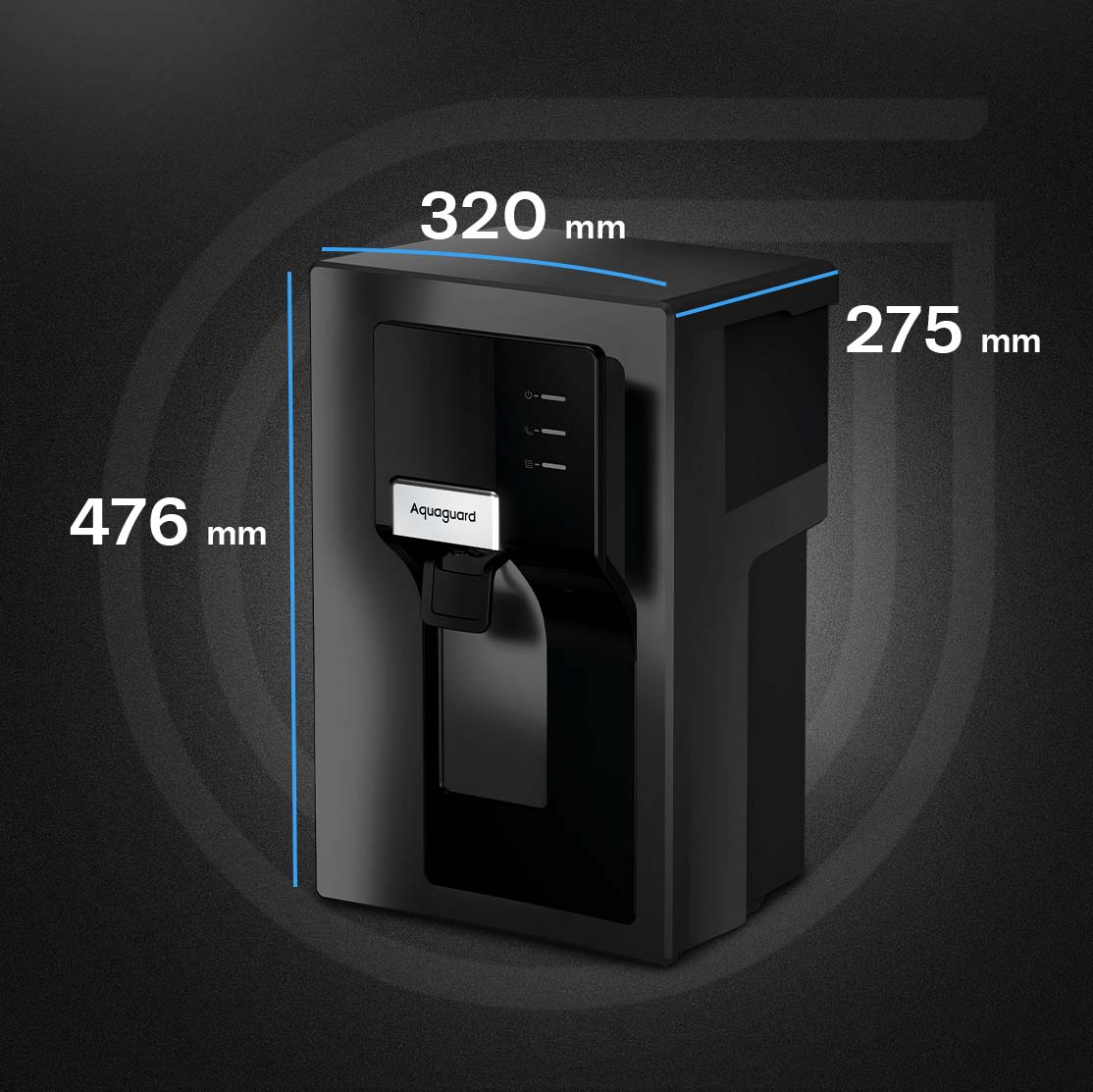 EUREKA FORBES Aquaguard Aspire Nova 2X RO+UV+Alkaline Water Purifier