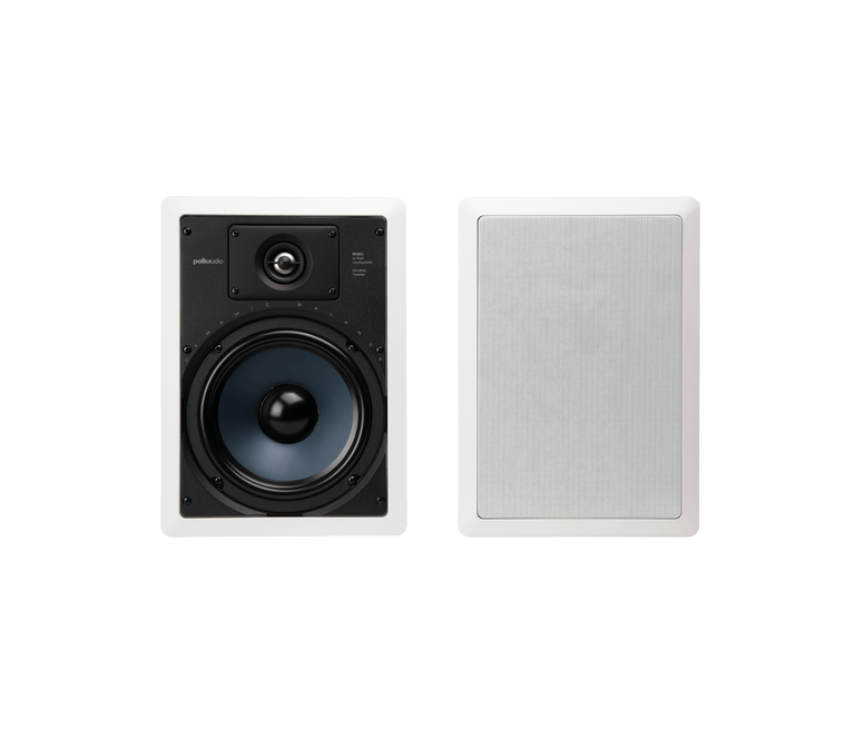 Polk RC85i High-Quality In-Wall Speaker with 8" Drivers (Pair)