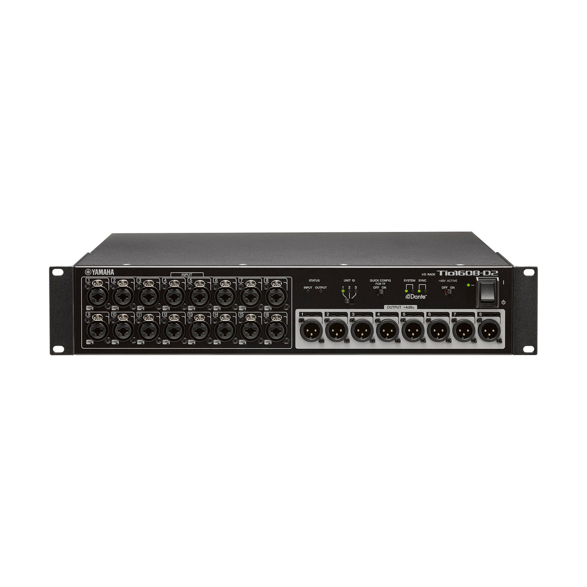 Dante Rack Utility Yamaha Tio1608-D2 | Dante I/O Rack for Installed Audio Systems – Procom ...