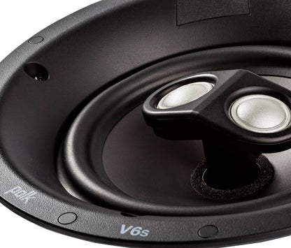 POLK V6S Vanishing In-Ceiling Stereo Speaker with 6.5" Driver