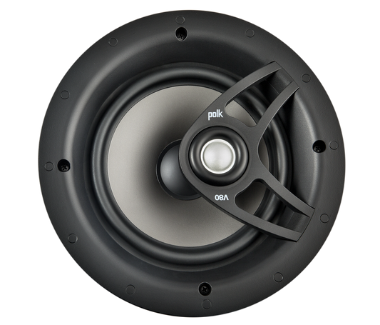 Polk Audio V80 Vanishing In-Ceiling Speaker – 8” Flush Mount Premium Audio Speaker
