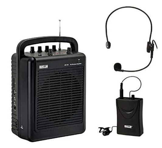 AHUJA WP-220L with Collar/Headband Mic, USB, Recording and Echo