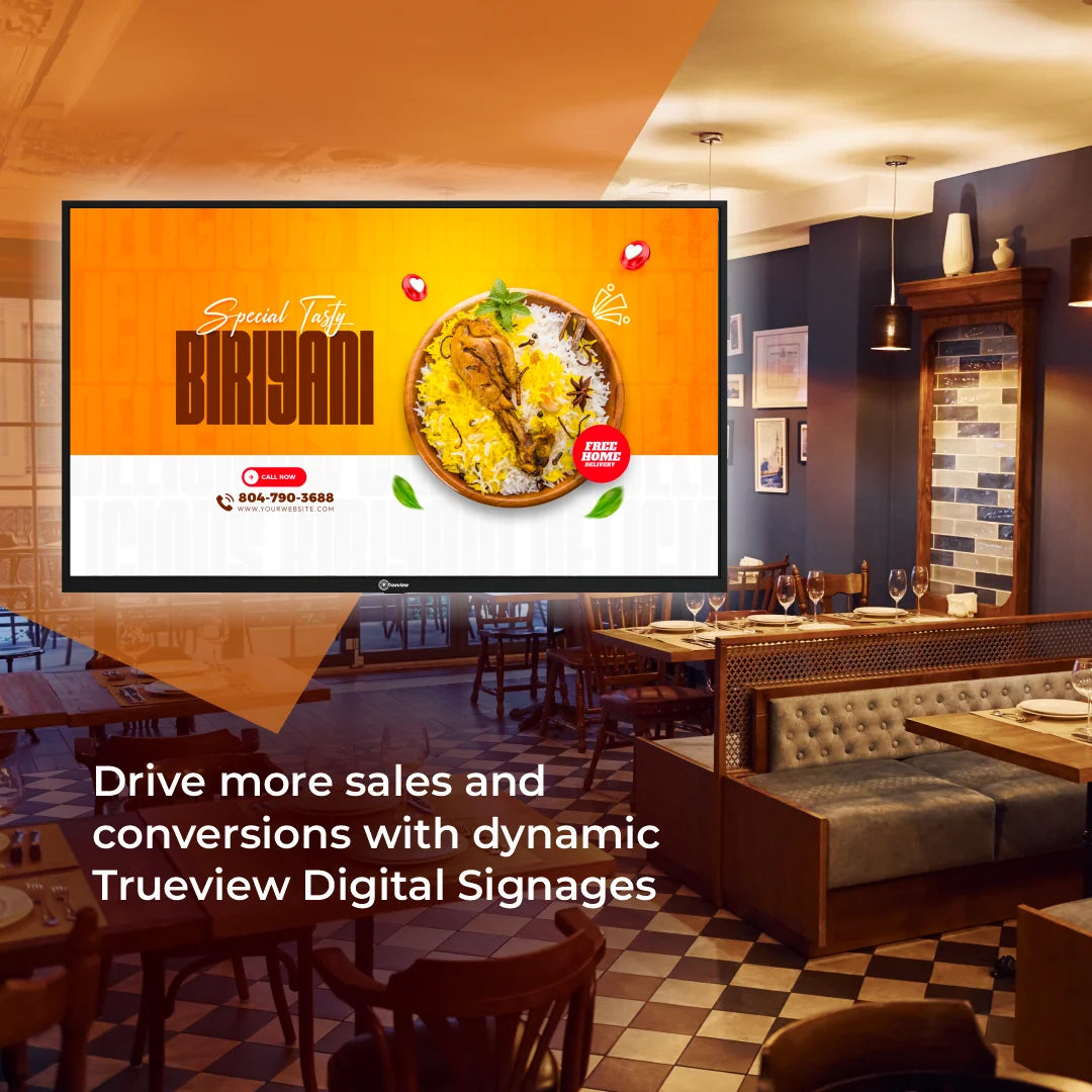 Wall Mount Commercial Signage Display Slim Series POS43W 43"