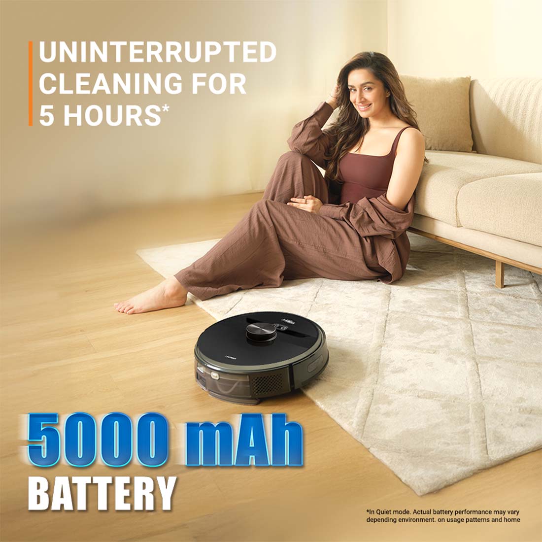 Eureka Forbes Smartclean Home Mapping Pro S2 Robotic Vacuum cleaner