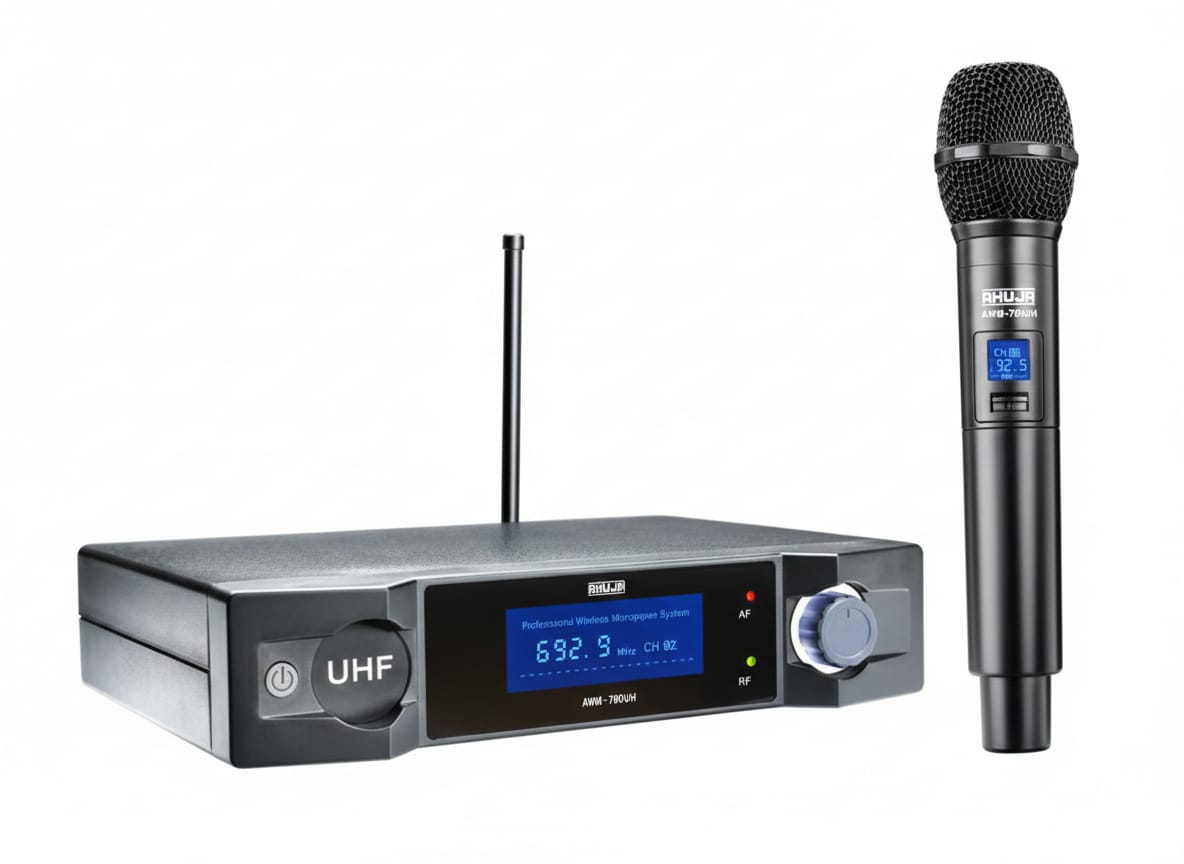 AHUJA AWM-700UH/UL UHF Wireless Microphone System