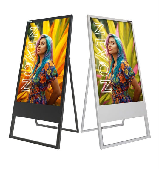 A-Frame/Easel Digital Display Standee with Android POS 43AFG 43" Display