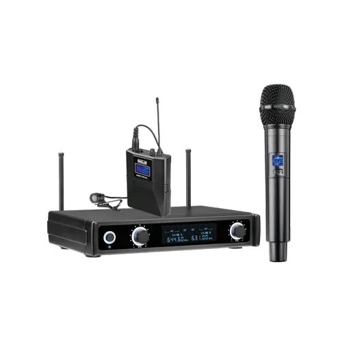 AHUJA AWM 700UHL Wireless UHF Collar + Hand Mic Microphone