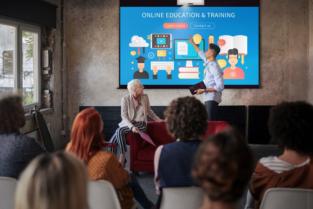 OPTOMA AZH430UST Compact Eco-Friendly Ultra Short Throw Projector