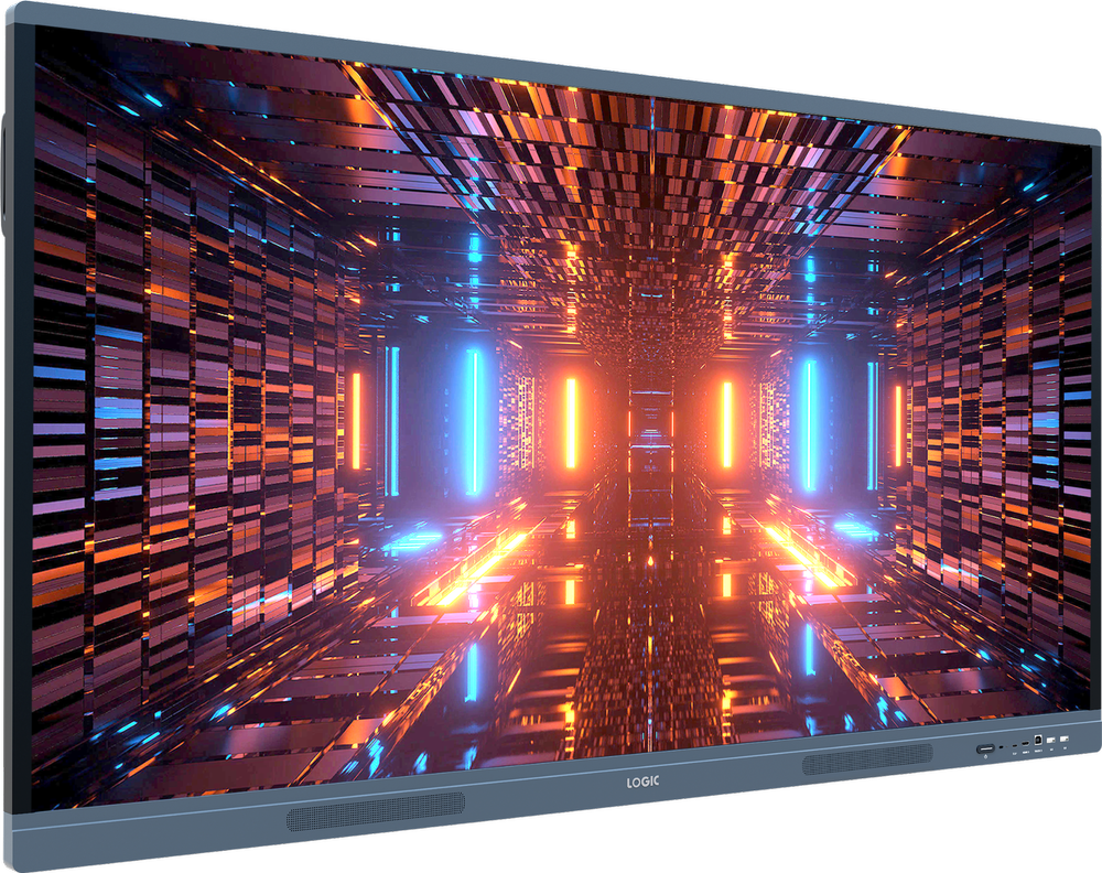 Interactive Display LOGIC- LT-IR65ZX with Android OS, 4K Resolution, 40 Point Infrared Touch, 75 Inch Panel