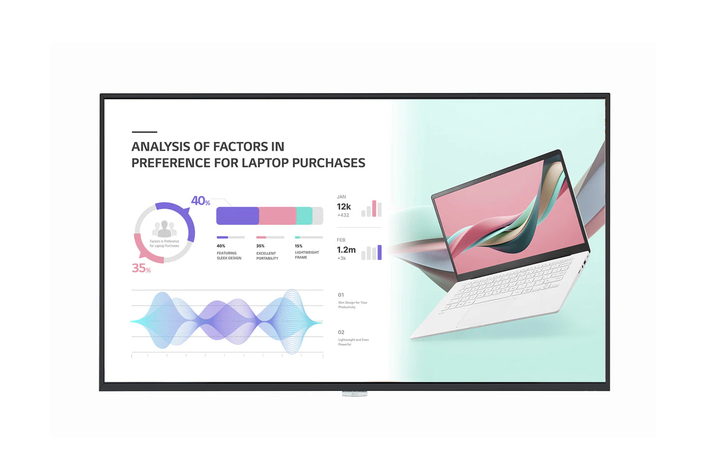LG 43UH5J-H New High Haze UHD Standard Signage