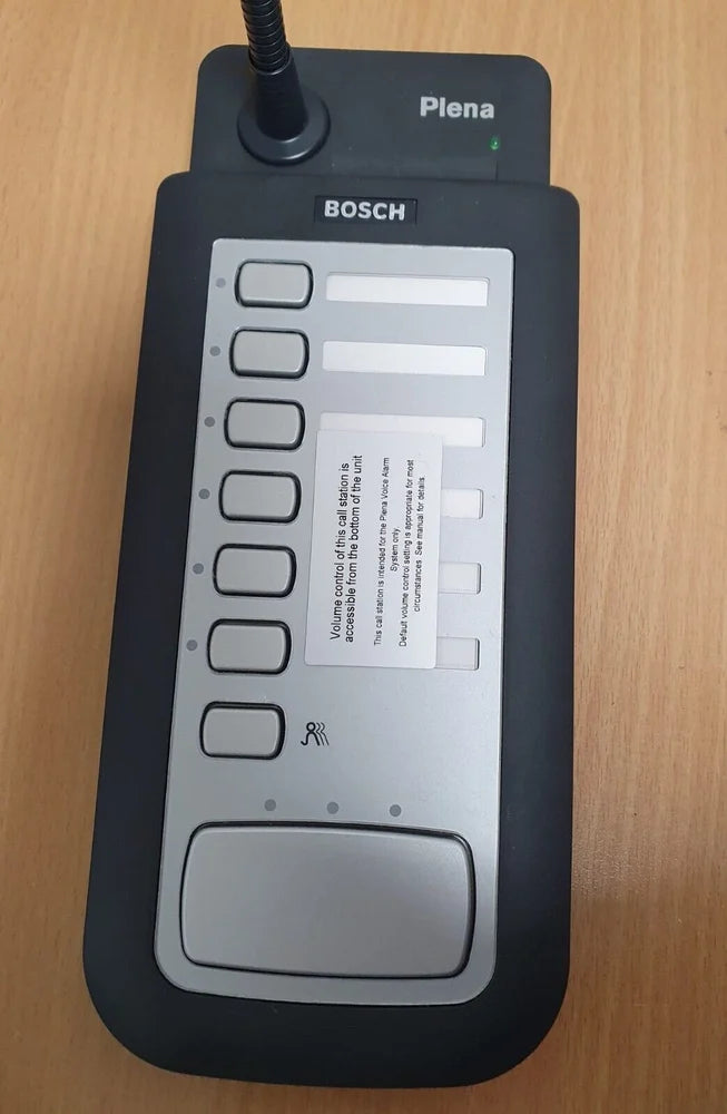 Bosch LBB 1946/00 Plena Six-Zone Call Station for PA & Voice Alarm Systems