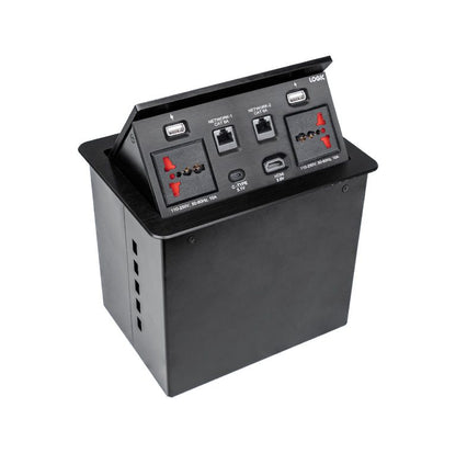 LG-502H-IN Pop-Up Box | Conference Table Connectivity Solution