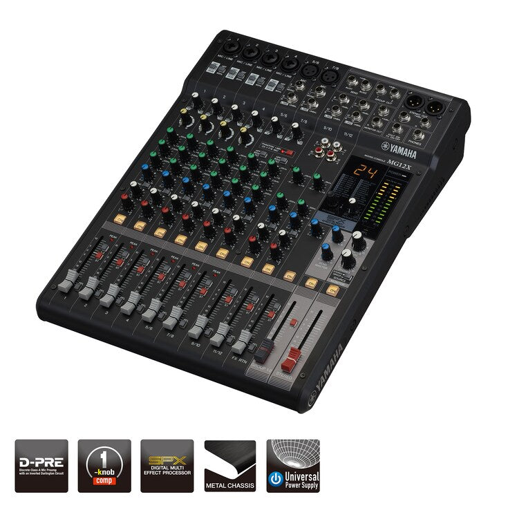 MG12X 12-Channel Mixing Console