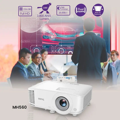 BenQ MH560 Dual HDMI Port DLP Projector