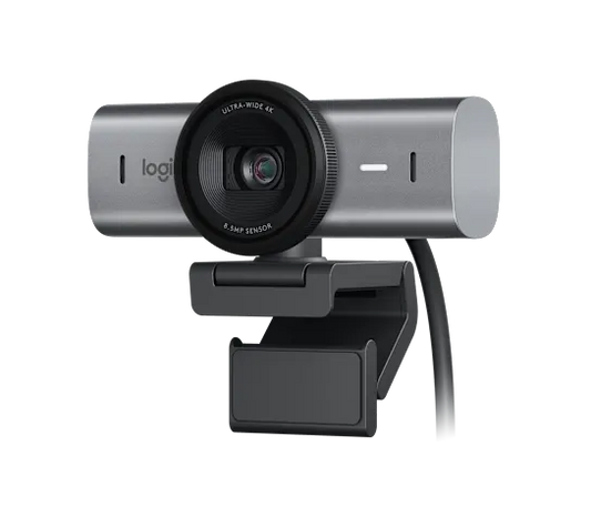 Logitech MX Brio Ultra HD 4K Webcam for Professional Video Conferencing & Streaming