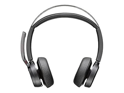 Poly Voyager Focus 2 UC USB-C On Ear Headset - Bluetooth Dual-Ear (Stereo) with Boom Mic