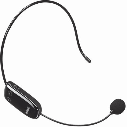 Ahuja Wireless Neckband NBA 28WL with Bluetooth,USB & Recording Microphone, Black
