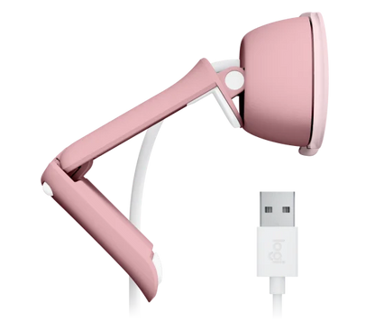 Logitech Brio 100 Full HD 1080P Webcam for Meetings and Streaming, Auto-Light Balance, Built-in Mic