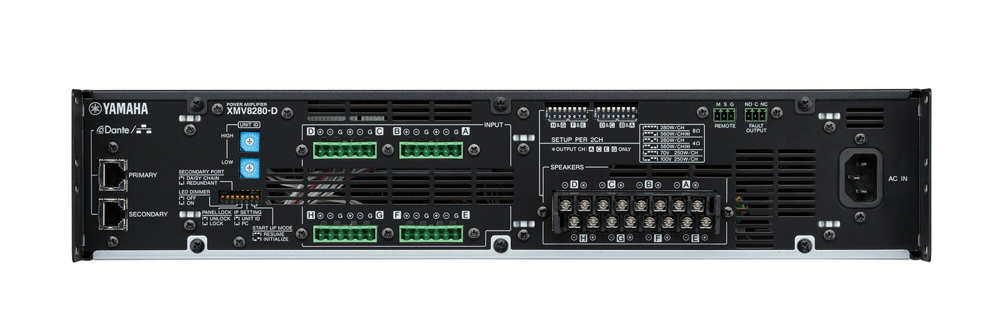 Yamaha XMV8280-D Power Amplifier