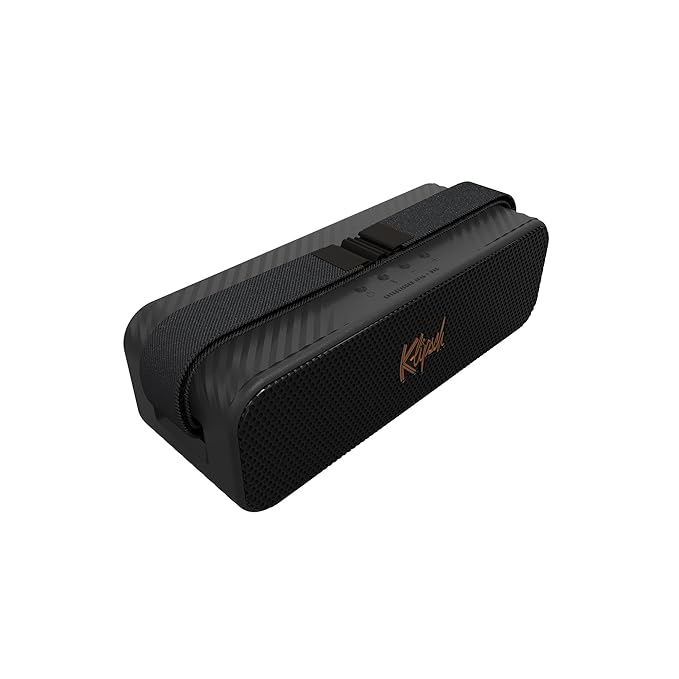 Klipsch Detroit Bluetooth Stereo Speaker – Powerful Sound, Waterproof Design & 20-Hour Playtime