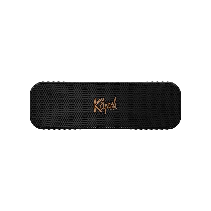 Klipsch Detroit Bluetooth Stereo Speaker – Powerful Sound, Waterproof Design & 20-Hour Playtime