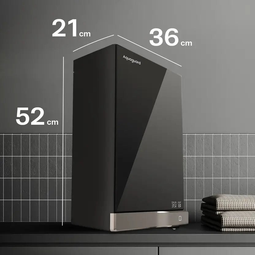 Aquaguard Slim Glass 3.6 L RO + UV + Copper Water Purifier