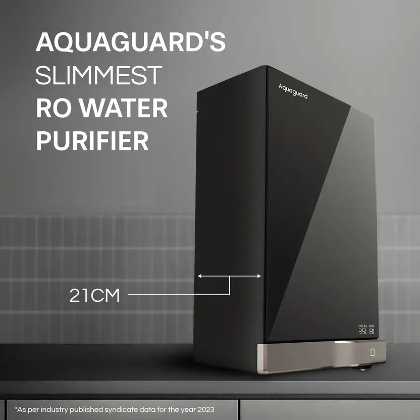 Aquaguard Slim Glass 3.6 L RO + UV + Copper Water Purifier