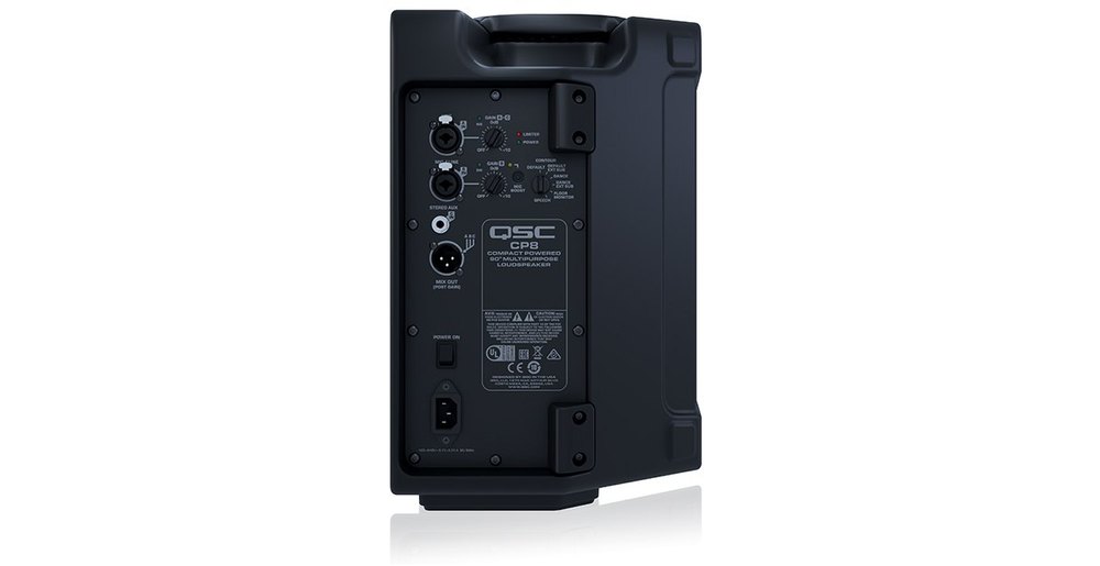 QSC CP8 1000W 8-Inch Compact Powered Loudspeaker